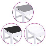 vidaXL Kindertafel met 2 stoelen MDF wit
