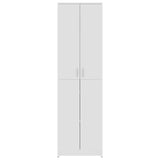 vidaXL Gangkast 55x25x189 cm bewerkt hout wit