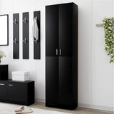 vidaXL Gangkast 55x25x189 cm bewerkt hout wit