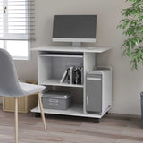 vidaXL Computer Desk 80x50x75 cm Engineered Wood White