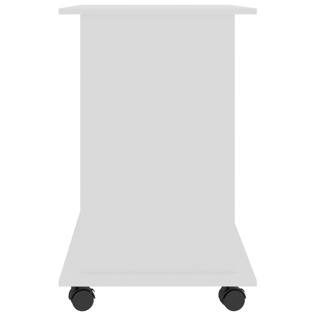vidaXL Computer Desk 80x50x75 cm Engineered Wood White