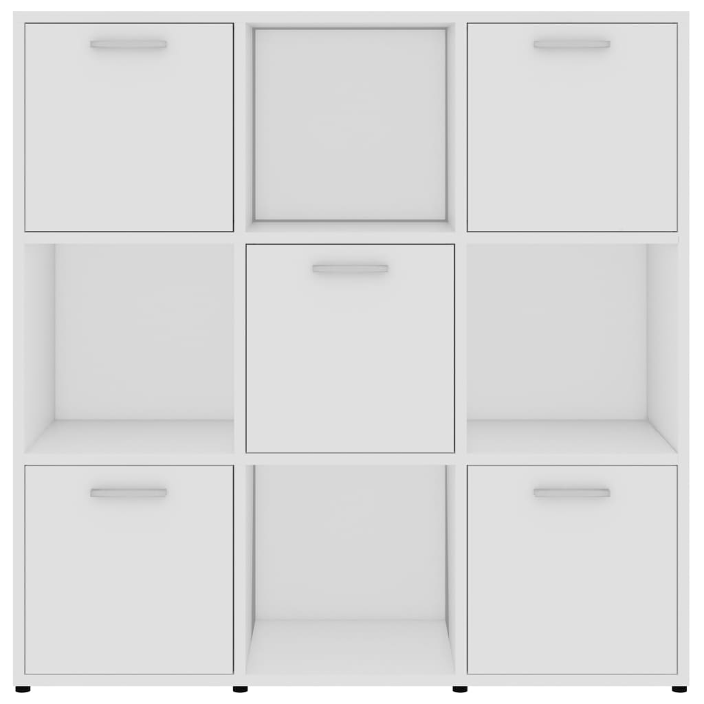 vidaXL Boekenkast 90x30x90 cm bewerkt hout wit