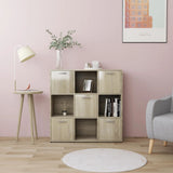 vidaXL Boekenkast 90x30x90 cm bewerkt hout wit