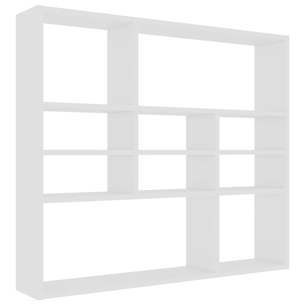 vidaXL Wandschap 90x16x78 cm bewerkt hout wit
