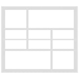 vidaXL Wandschap 90x16x78 cm bewerkt hout wit