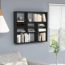 vidaXL Wandschap 90x16x78 cm bewerkt hout wit