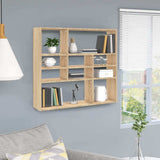 vidaXL Wandschap 90x16x78 cm bewerkt hout wit
