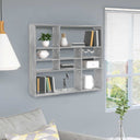 vidaXL Wandschap 90x16x78 cm bewerkt hout wit