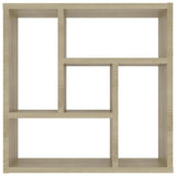 vidaXL Wandschap 45,1x16x45,1 cm bewerkt hout wit