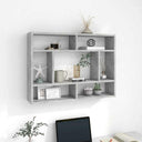 vidaXL Wandschap 75x16x55 cm bewerkt hout wit
