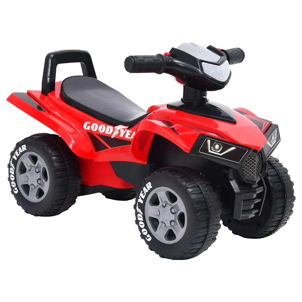 vidaXL Ride-On Toy Quad Goodyear Red