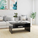 vidaXL Salontafel 90x60x42,5 cm bewerkt hout wit