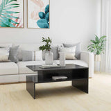 vidaXL Salontafel 90x60x42,5 cm bewerkt hout wit