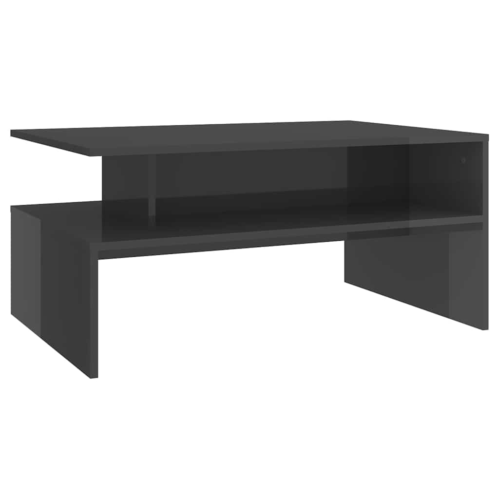 vidaXL Salontafel 90x60x42,5 cm bewerkt hout wit