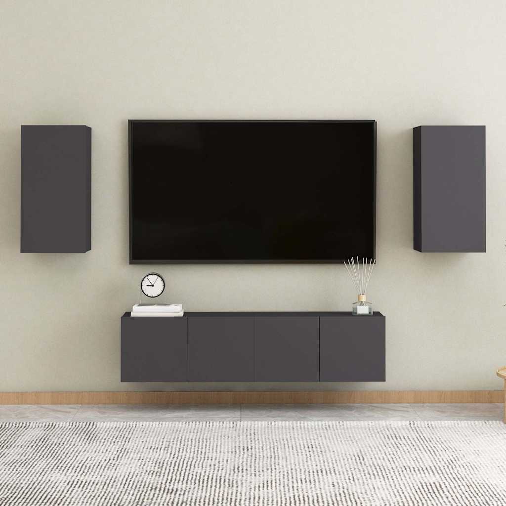 vidaXL Tv-meubel 30,5x30x60 cm bewerkt hout wit