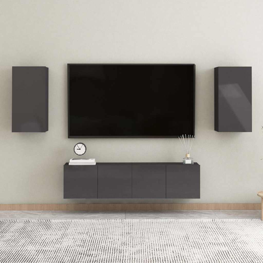 vidaXL Tv-meubel 30,5x30x60 cm bewerkt hout wit