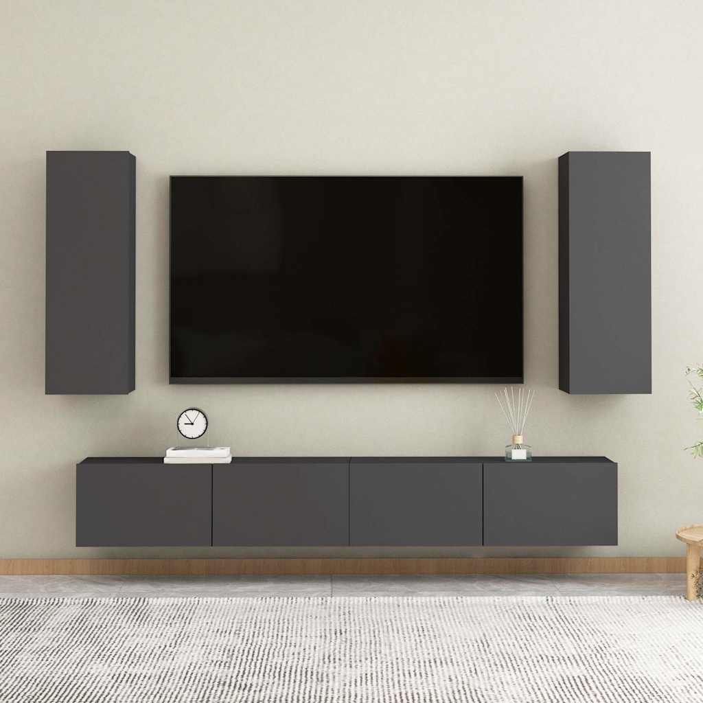 vidaXL Tv-meubel 30,5x30x60 cm bewerkt hout wit