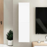 vidaXL Tv-meubel 30,5x30x60 cm bewerkt hout wit