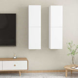 vidaXL Tv-meubel 30,5x30x60 cm bewerkt hout wit