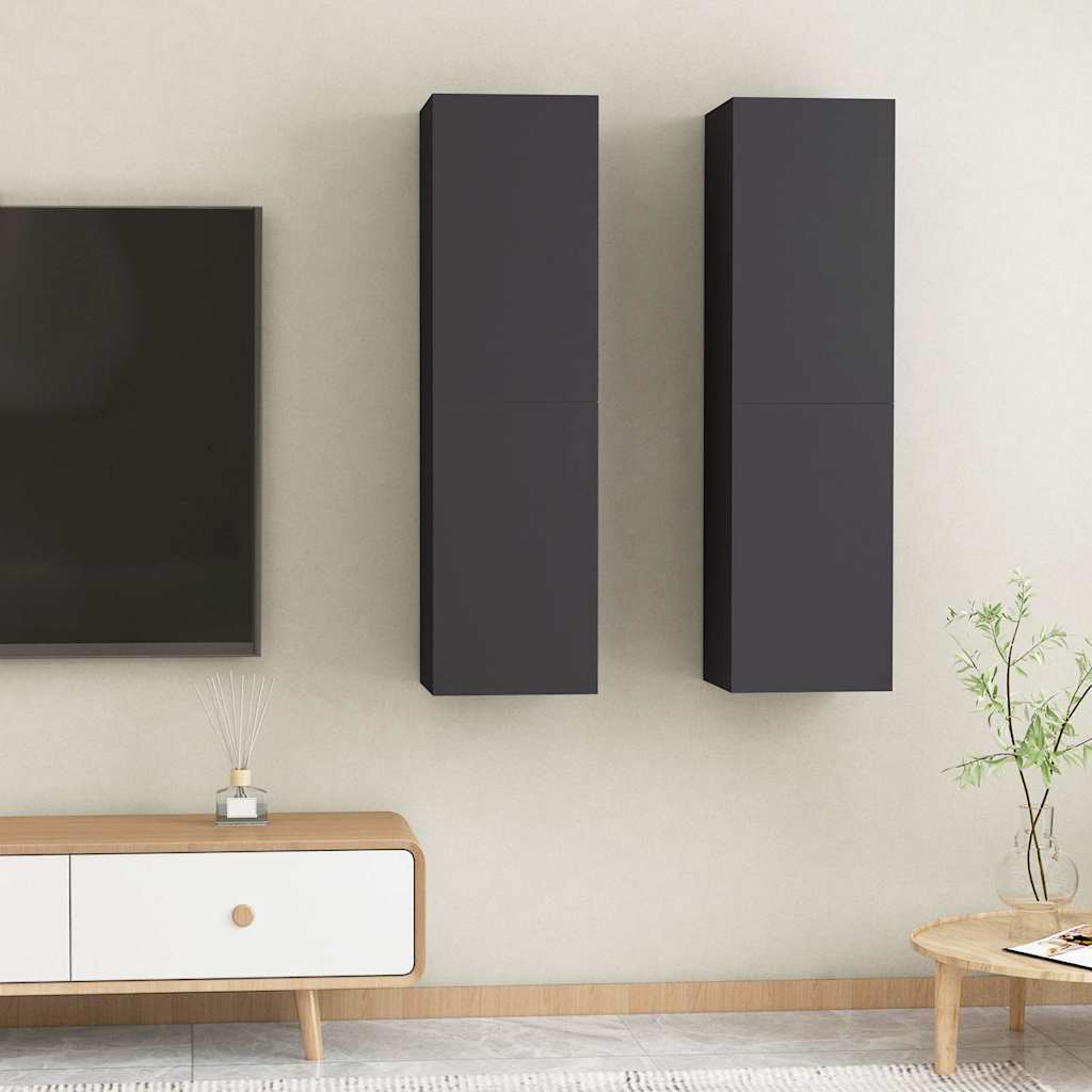 vidaXL Tv-meubel 30,5x30x60 cm bewerkt hout wit