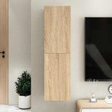 vidaXL Tv-meubel 30,5x30x60 cm bewerkt hout wit