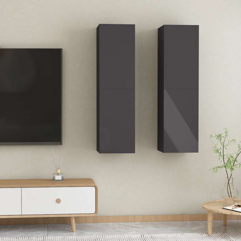 vidaXL Tv-meubel 30,5x30x60 cm bewerkt hout wit