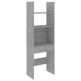 vidaXL Boekenkast 60x35x180 cm bewerkt hout grijs