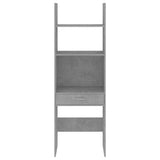 vidaXL Boekenkast 60x35x180 cm bewerkt hout grijs