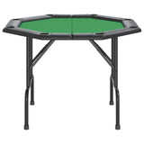vidaXL Pokertafel voor 8 spelers inklapbaar 108x108x75 cm groen
