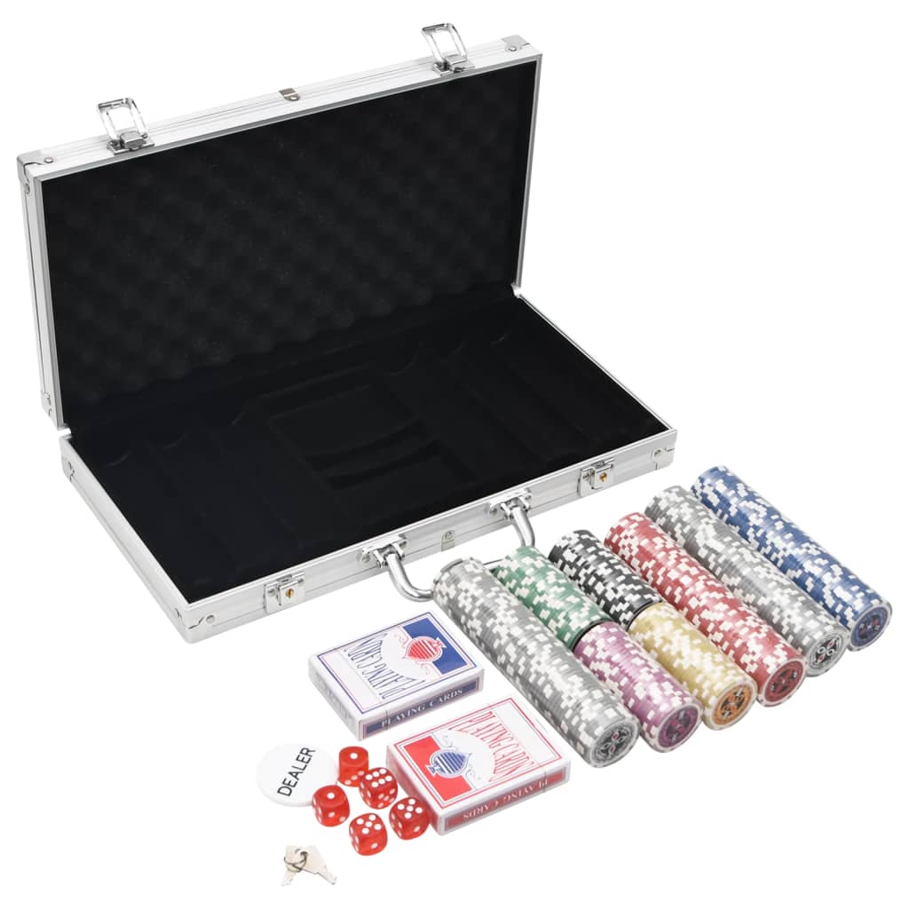 vidaXL 300-piece Poker Set 4 g