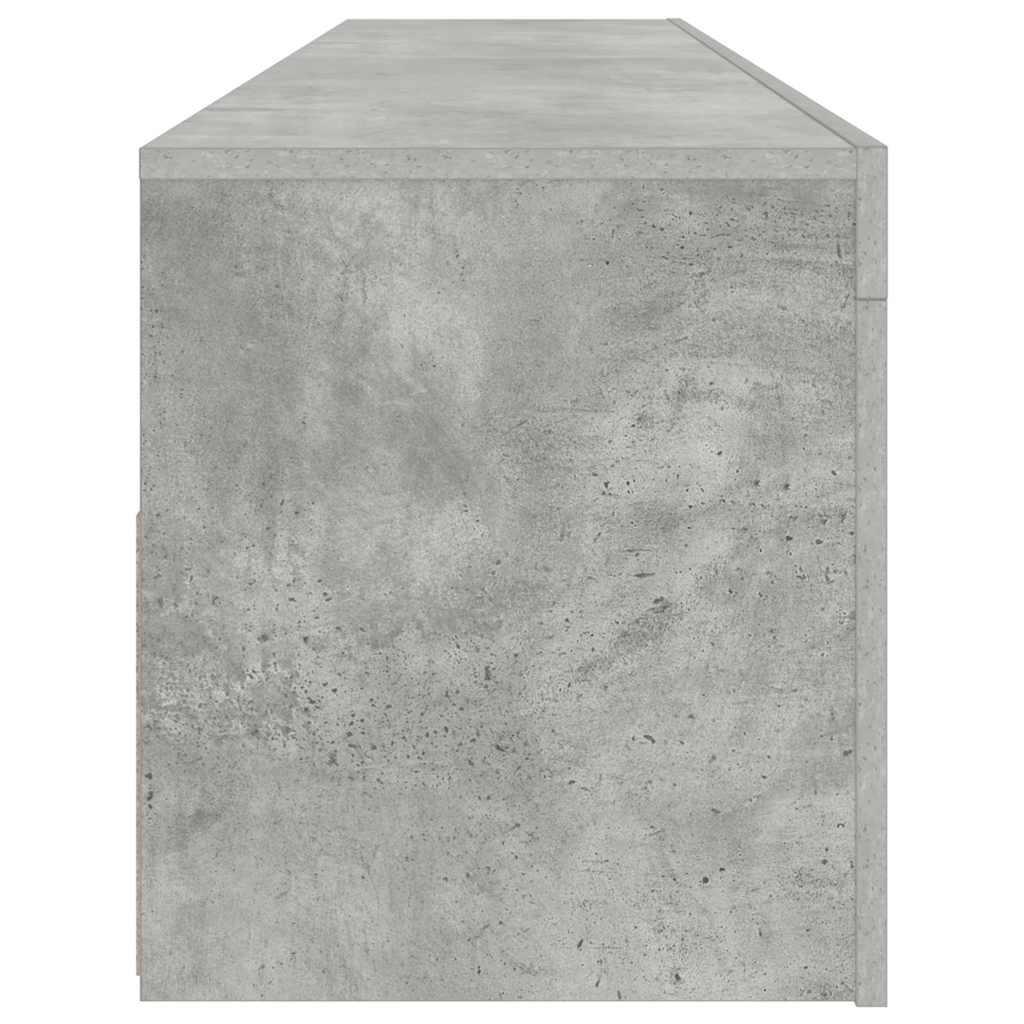 vidaXL Tv-meubel met LED-verlichting 120x35x40 cm wit