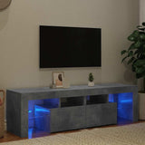 vidaXL TV Cabinet with LED Lights 140x36.5x40 cm White