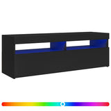 vidaXL Tv-meubel met LED-verlichting 120x35x40 cm wit