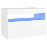 vidaXL Tv-meubel met LED-verlichting 120x35x40 cm wit