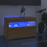vidaXL Tv-meubel met LED-verlichting 120x35x40 cm wit