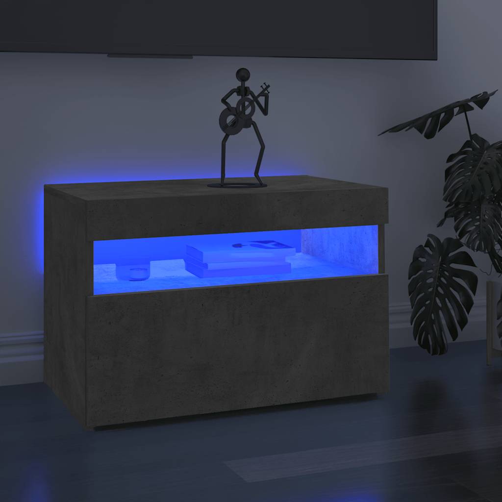 vidaXL Tv-meubel met LED-verlichting 120x35x40 cm wit