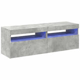 vidaXL Tv-meubel met LED-verlichting 120x35x40 cm wit