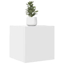 vidaXL TV Kast Oudhout 30,5 x 30 x 30 cm Bewerkt hout