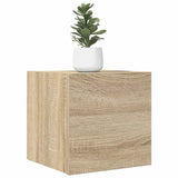 vidaXL TV Kast Oudhout 30,5 x 30 x 30 cm Bewerkt hout