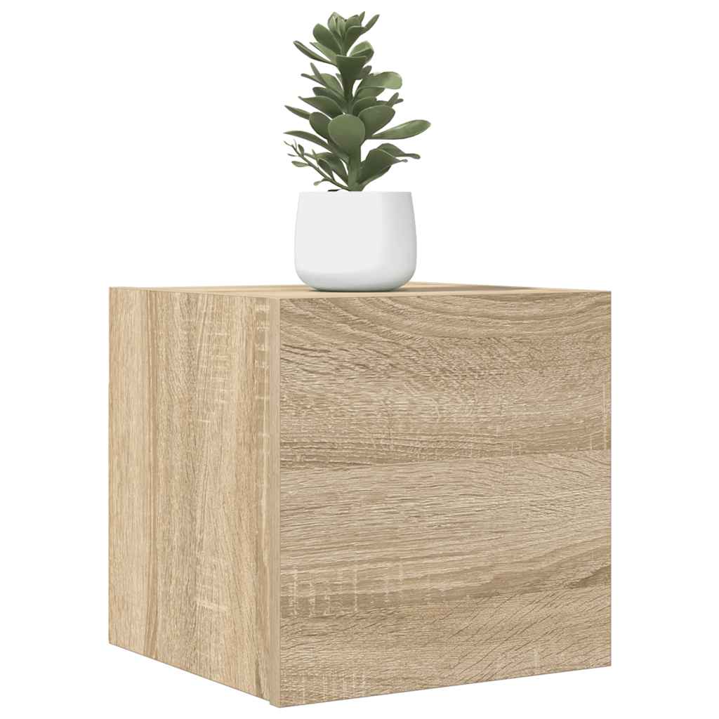 vidaXL TV Kast Oudhout 30,5 x 30 x 30 cm Bewerkt hout
