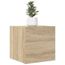 vidaXL TV Kast Oudhout 30,5 x 30 x 30 cm Bewerkt hout