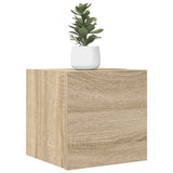 vidaXL TV Kast Oudhout 30,5 x 30 x 30 cm Bewerkt hout