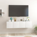 vidaXL Tv-hangmeubel 60x30x30 cm wit