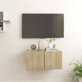 vidaXL Tv-hangmeubel 60x30x30 cm wit