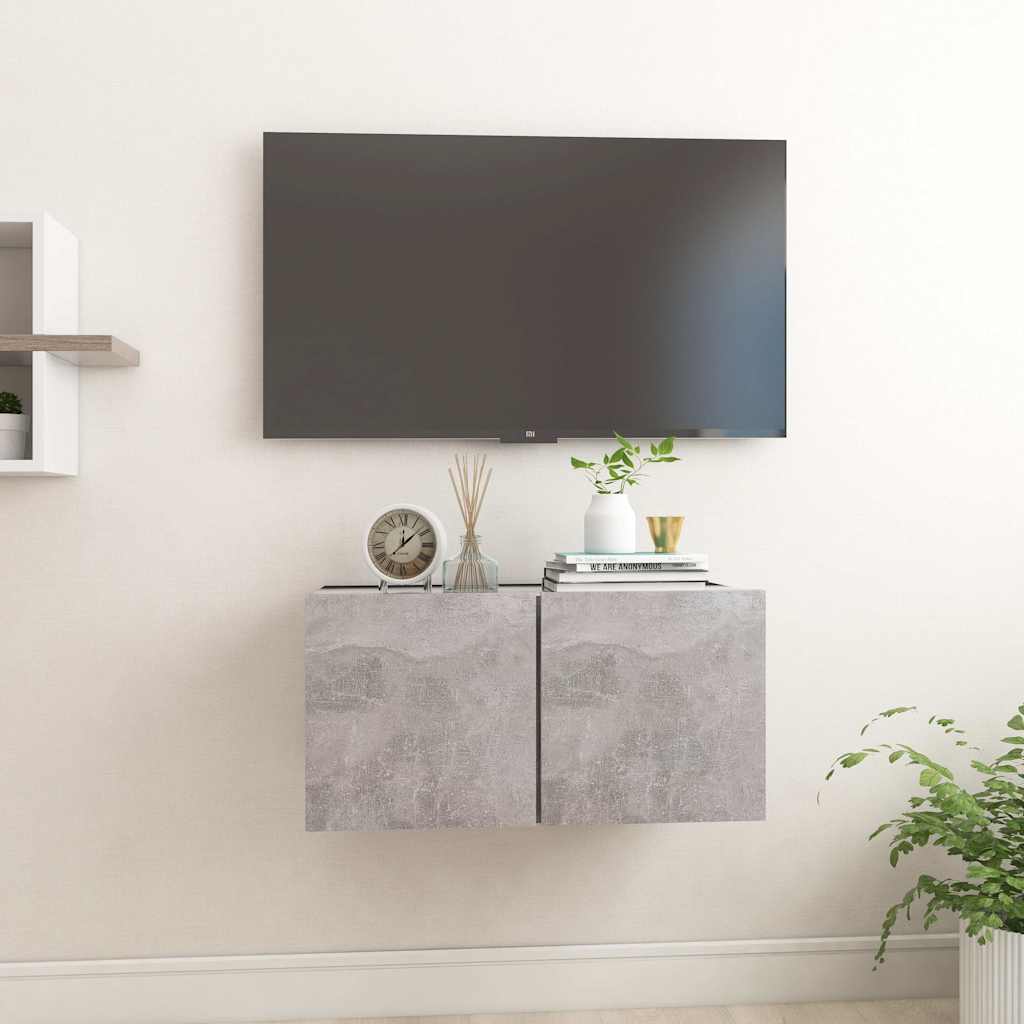 vidaXL Tv-hangmeubel 60x30x30 cm wit