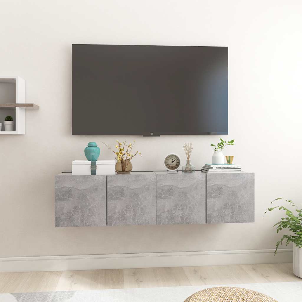 vidaXL Tv-hangmeubel 60x30x30 cm wit