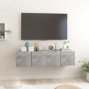 vidaXL Tv-hangmeubel 60x30x30 cm wit