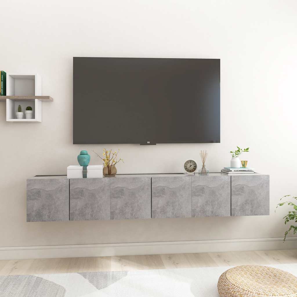 vidaXL Tv-hangmeubel 60x30x30 cm wit