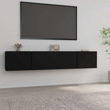 vidaXL Tv-meubels 2 st 80x30x30 cm bewerkt hout wit