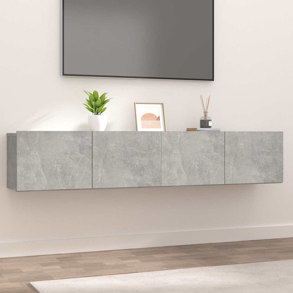 vidaXL Tv-meubels 2 st 80x30x30 cm bewerkt hout wit